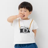 Eカメラ/ホワイト | キッズ 半袖 Tシャツ | chil2