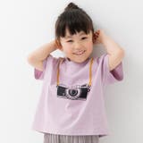 Fカメラ/ラベンダー | キッズ 半袖 Tシャツ | chil2