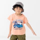 Iキャンピングカー/オレンジ | キッズ 半袖 Tシャツ | chil2