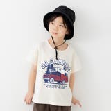 Jキャンピングカー/クリーム | キッズ 半袖 Tシャツ | chil2