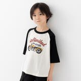 Gバイク/ブラック | 綿100% ラグラン 半袖Tシャツ | chil2
