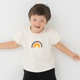 Cにじ/クリーム | キッズ 半袖 Tシャツ | chil2