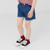 ブルー | キッズ デニム ショートパンツ | chil2