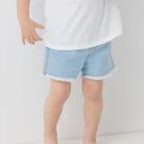 サックス | キッズ デニム ショートパンツ | chil2