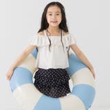 クリーム×ドット | フリル オフショルダー 水着セットアップ | chil2