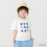Cコミカルフェイス/ホワイト | リロ&スティッチ キッズ 半袖 | chil2
