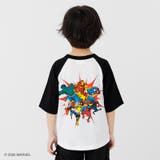 Cアベンジャーズ/ブラック | キッズ マーベル 半袖 | chil2