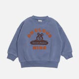 Iくま/スモークブルー | 裏起毛 プリント トレーナー | chil2