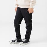 Bデニム風/ブラック | 裏起毛 10分丈 レギンスパンツ | chil2