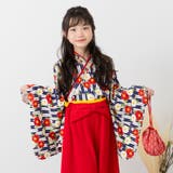 つばき柄 | 2点セット 袴 子供 | chil2