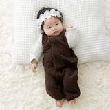 ブラウン | ニットキルト ツーウェイオール カバーオール | chil2