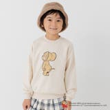 Aスタンディング/クリーム | トムとジェリー 裏起毛 トレーナー | chil2