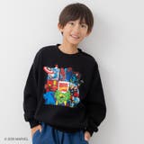 Dアベンジャーズ/ブラック | マーベル 裏起毛 トレーナー | chil2