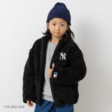 ヤンキース/ブラック | MLB 刺繍ロゴ ボアジャケット | chil2