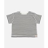 Eブラックボーダー | ぜんぶおもて 半袖Tシャツ 子供服 | chil2