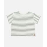 Gミントボーダー | ぜんぶおもて 半袖Tシャツ 子供服 | chil2