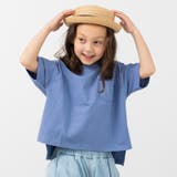 スモークブルー | ビッグシルエット 無地 Tシャツ | chil2