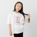 Gキャット/ホワイト | ビッグシルエット プリント 半袖Tシャツ | chil2