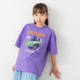 Kユニバース/パープル | ビッグシルエット プリント 半袖Tシャツ | chil2