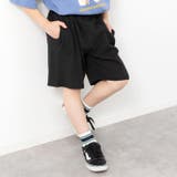 ブラック | ピンタック ハーフパンツ ストレッチ | chil2