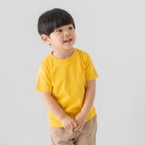 イエロー | 無地 半袖Tシャツ キッズ | chil2