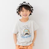 Eサメ/オートミール | プリント 半袖 Tシャツ | chil2