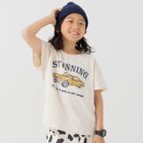Iくるま/クリーム | プリント 半袖 Tシャツ | chil2