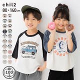 プリント ラグラン 半袖Tシャツ | chil2 | 詳細画像1 