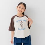 Oパフェ/ブラウン | プリント ラグラン 半袖Tシャツ | chil2