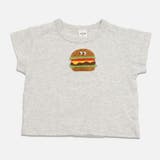 Aバーガー/オートミール | サガラ刺繍 半袖 Tシャツ | chil2
