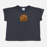 Bバーガー/チャコール | サガラ刺繍 半袖 Tシャツ | chil2