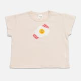 Dベーコンエッグ/クリーム | サガラ刺繍 半袖 Tシャツ | chil2