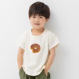 Hドーナツ/クリーム | サガラ刺繍 半袖 Tシャツ | chil2