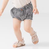 Hギンガム/ブラック | 総柄 ブルマパンツ ズボン | chil2