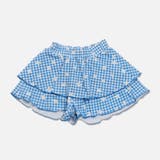 Bギンガムフラワー/ブルー | キュロット パンツ ショートパンツ | chil2