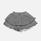 Hギンガム/ブラック | キュロット パンツ ショートパンツ | chil2