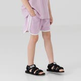 ラベンダー | パイピング ショートパンツ 無地 | chil2