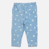 Bギンガムフラワー/ブルー | 総柄 7分丈 レギンスパンツ | chil2