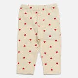 Cハート/クリーム | 総柄 7分丈 レギンスパンツ | chil2