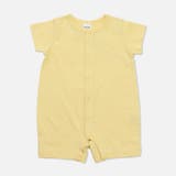 ライトイエロー | 無地 半袖ロンパース カバーオール | chil2
