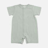 ミント | 無地 半袖ロンパース カバーオール | chil2