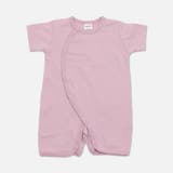 ラベンダー | 無地 半袖ロンパース カバーオール | chil2