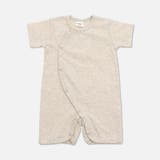 オートミール | 無地 半袖ロンパース カバーオール | chil2