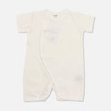 ホワイト | 無地 半袖ロンパース カバーオール | chil2