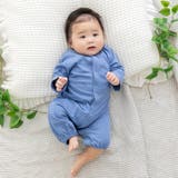 スモークブルー | 無地 ツーウェイオール ロンパース | chil2