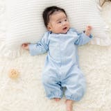 サックス | 無地 ツーウェイオール ロンパース | chil2