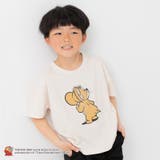 Aジェリー/クリーム | トムとジェリー 半袖 Tシャツ | chil2