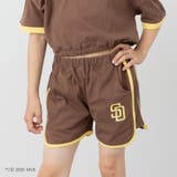 ブラウン | MLB ロゴ ショートパンツ | chil2