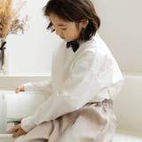 フォーマル スタンドカラーシャツ リボン付き | chil2 | 詳細画像7 