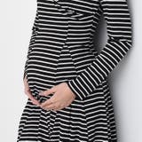 授乳ボーダーワンピース 妊婦服 授乳服 | CHOCOA  | 詳細画像18 